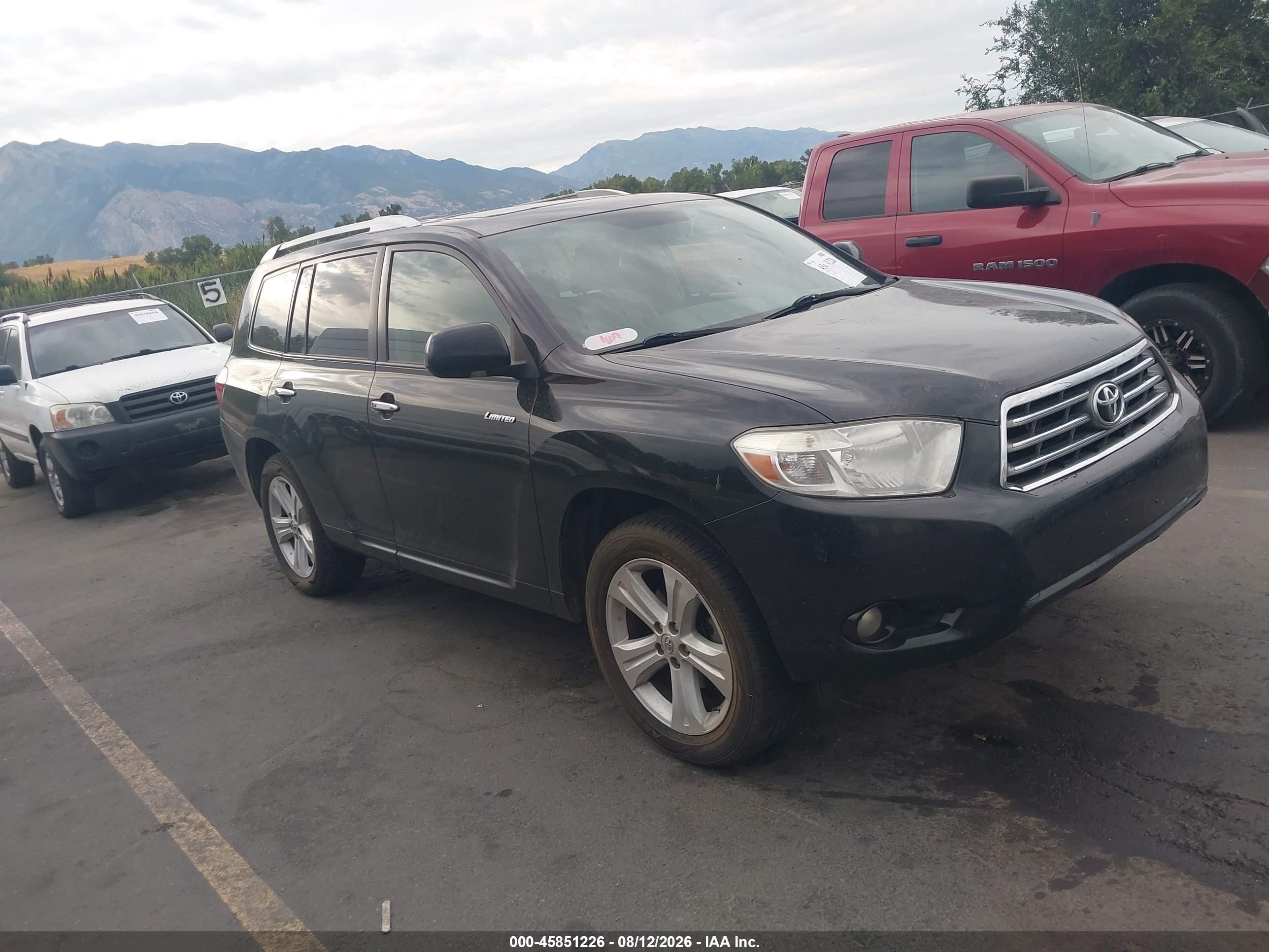 2010 Toyota Highlander Limited V6 Черный vin: 5TDDK3EHXAS006382