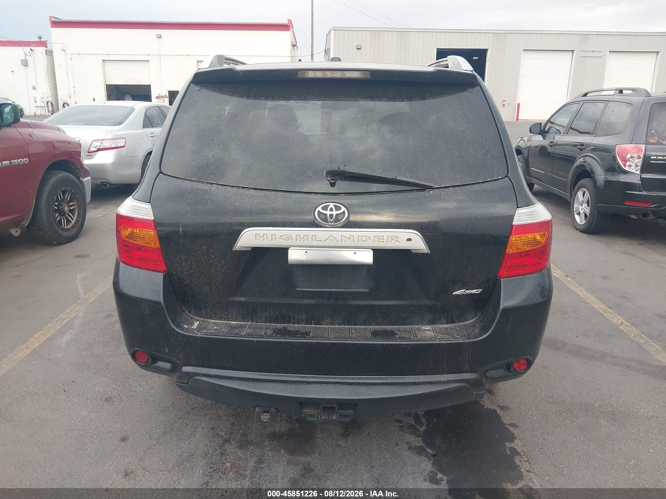 2010 Toyota Highlander Limited V6 Черный vin: 5TDDK3EHXAS006382