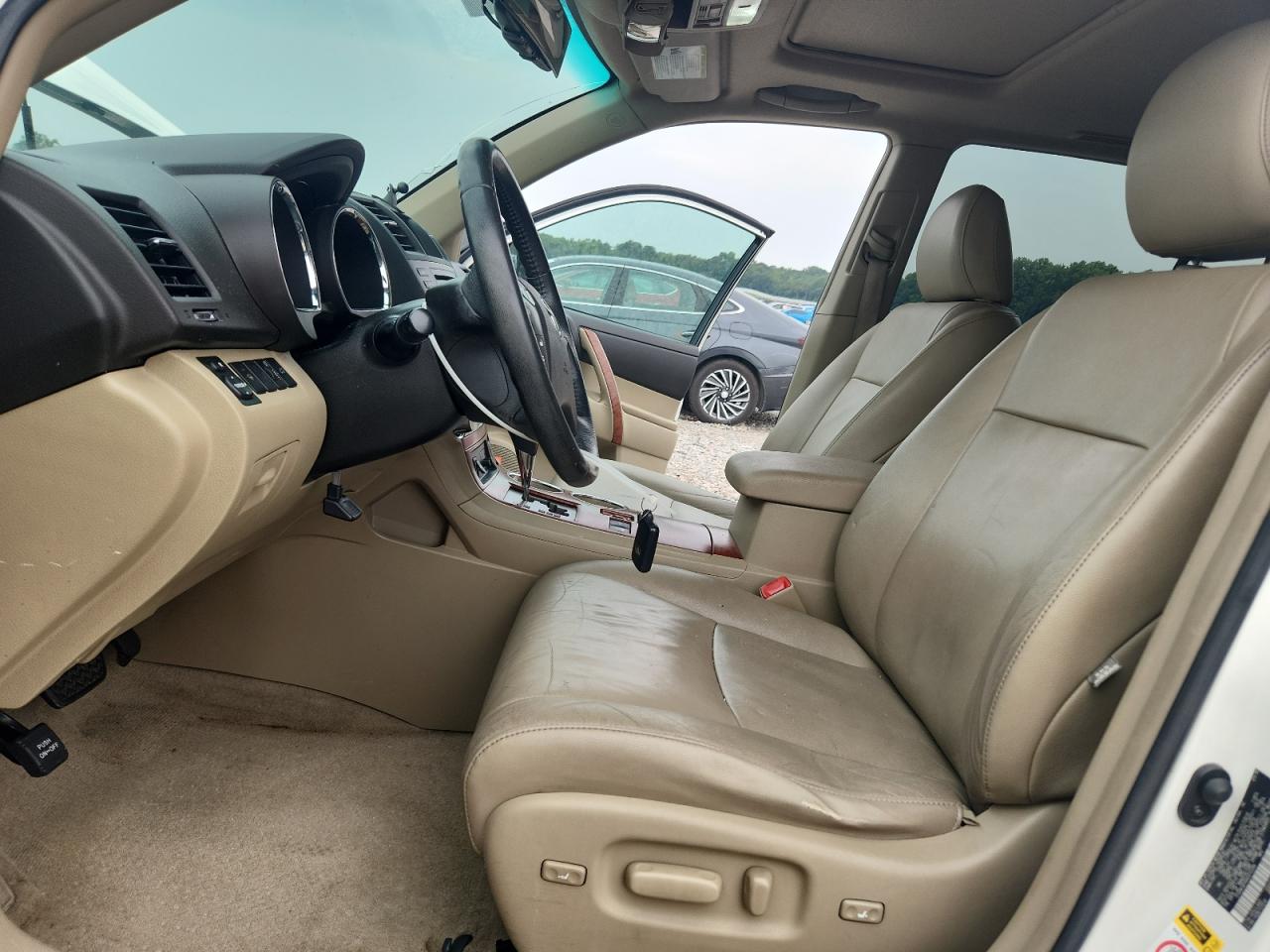2010 Toyota Highlander Limited White vin: 5TDDK3EHXAS012294