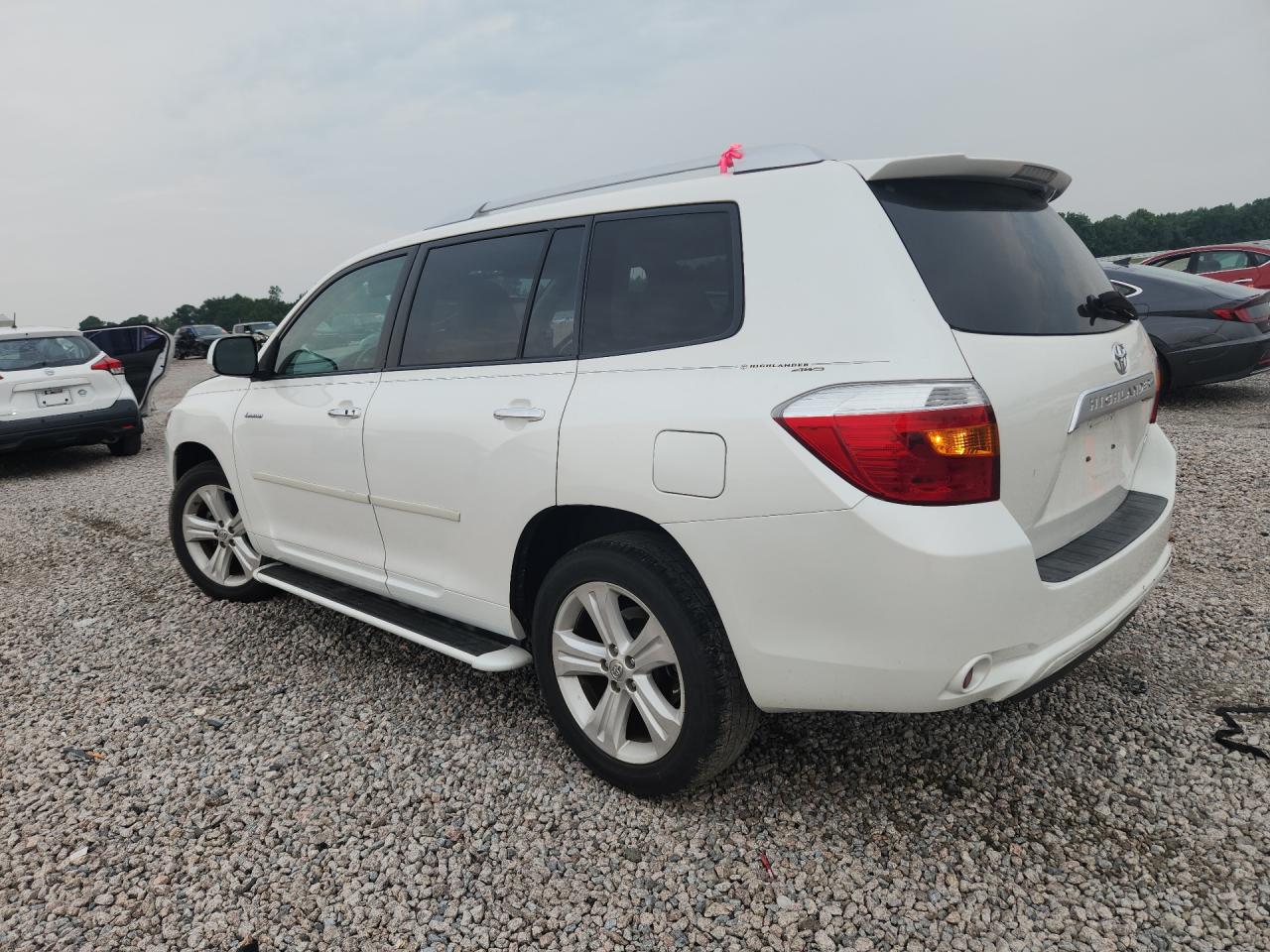 2010 Toyota Highlander Limited White vin: 5TDDK3EHXAS012294