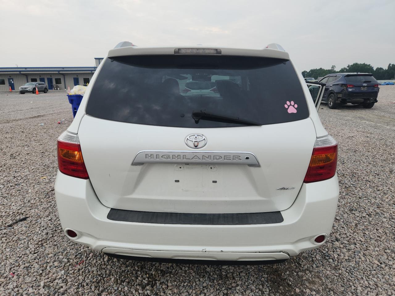 2010 Toyota Highlander Limited White vin: 5TDDK3EHXAS012294