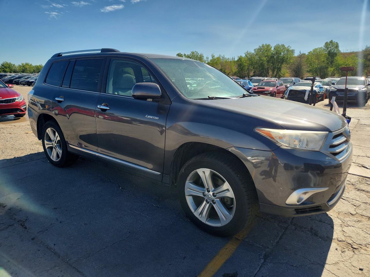 2011 Toyota Highlander Limited Gray vin: 5TDDK3EHXBS059567