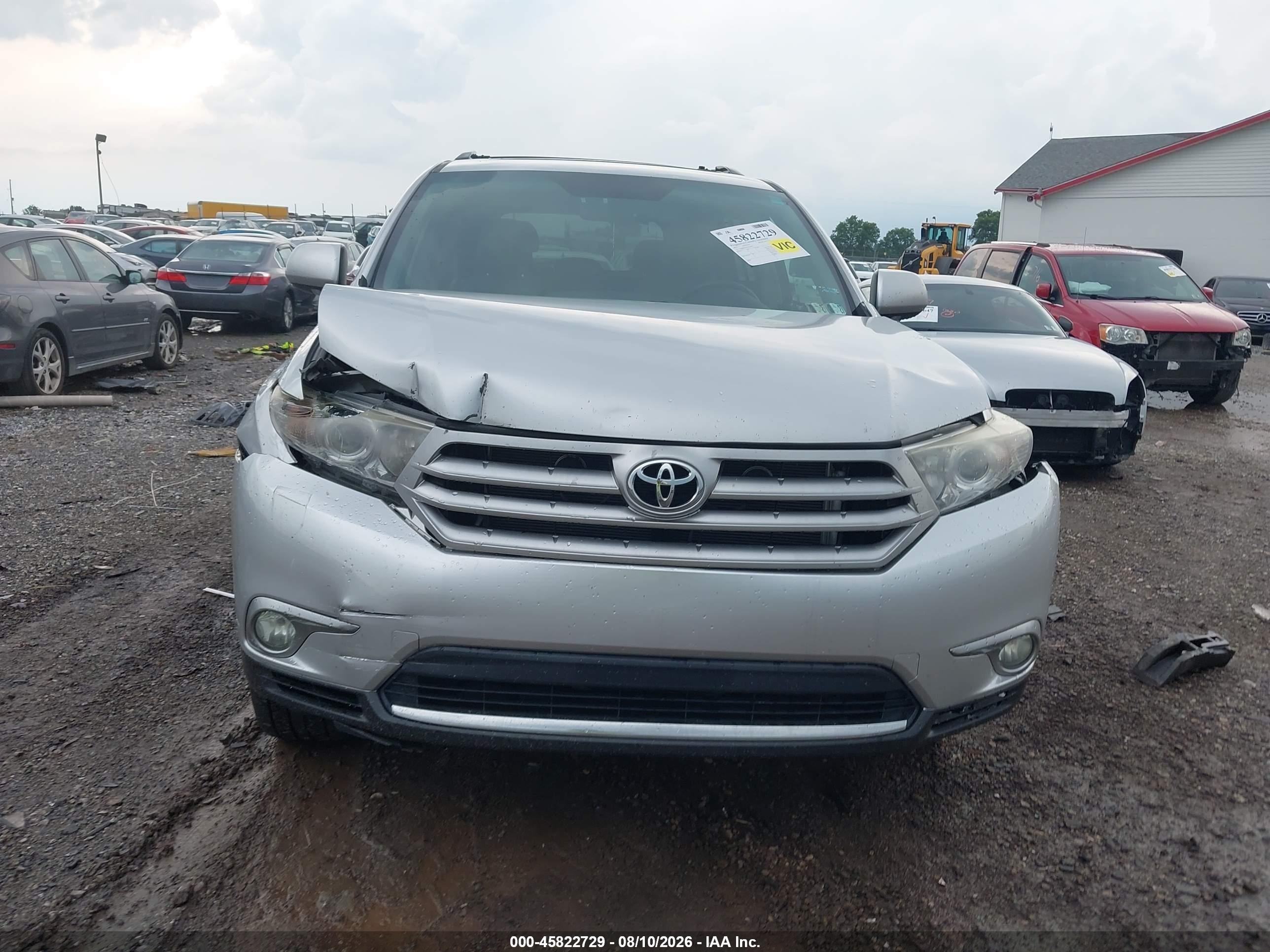 2012 Toyota Highlander Limited V6 Серебряный vin: 5TDDK3EHXCS103875