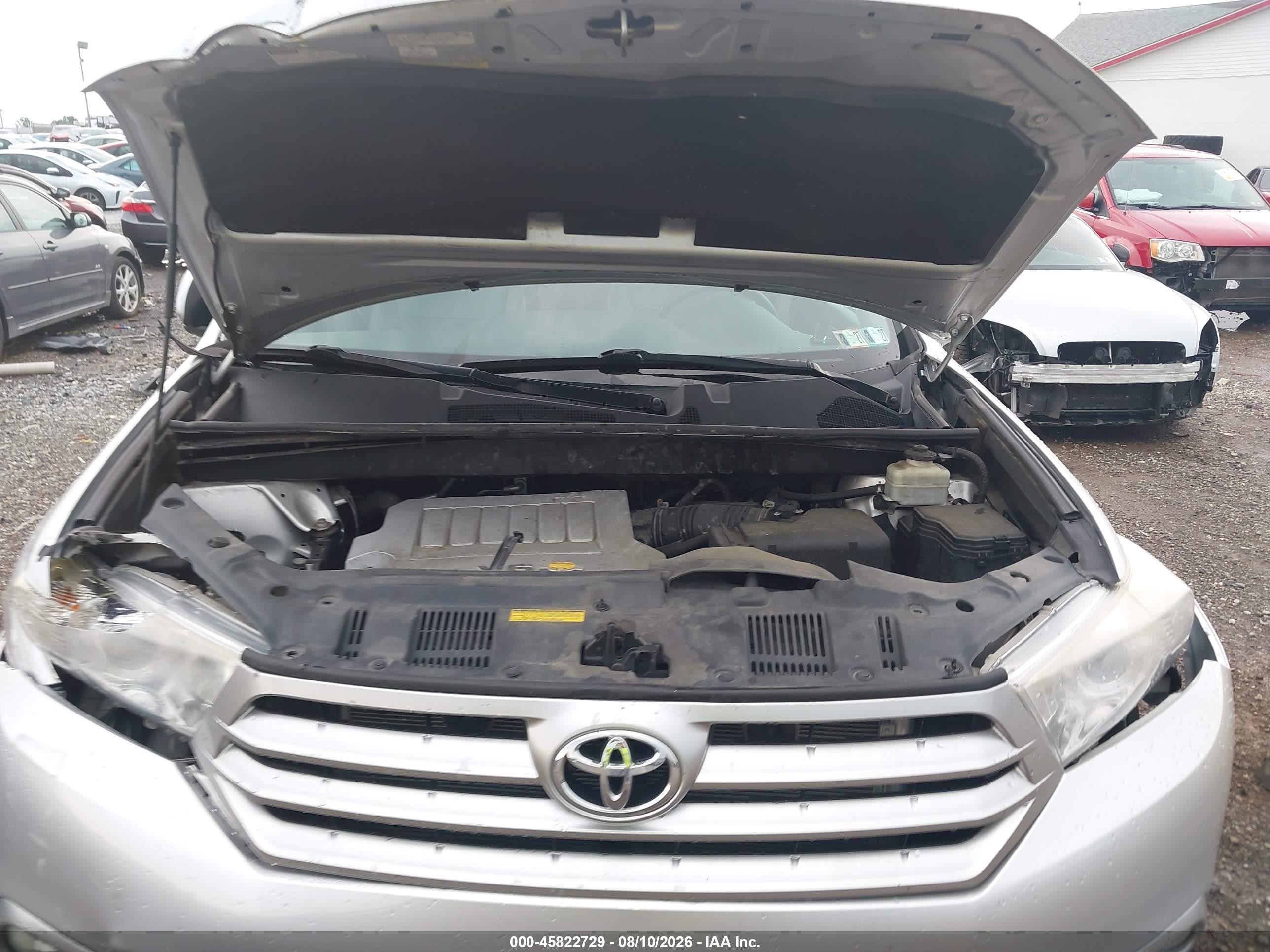 2012 Toyota Highlander Limited V6 Серебряный vin: 5TDDK3EHXCS103875