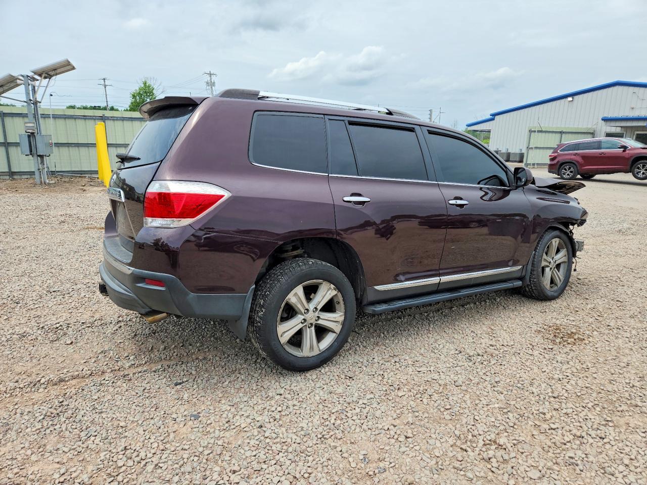2012 Toyota Highlander Limited Фиолетовый vin: 5TDDK3EHXCS133507