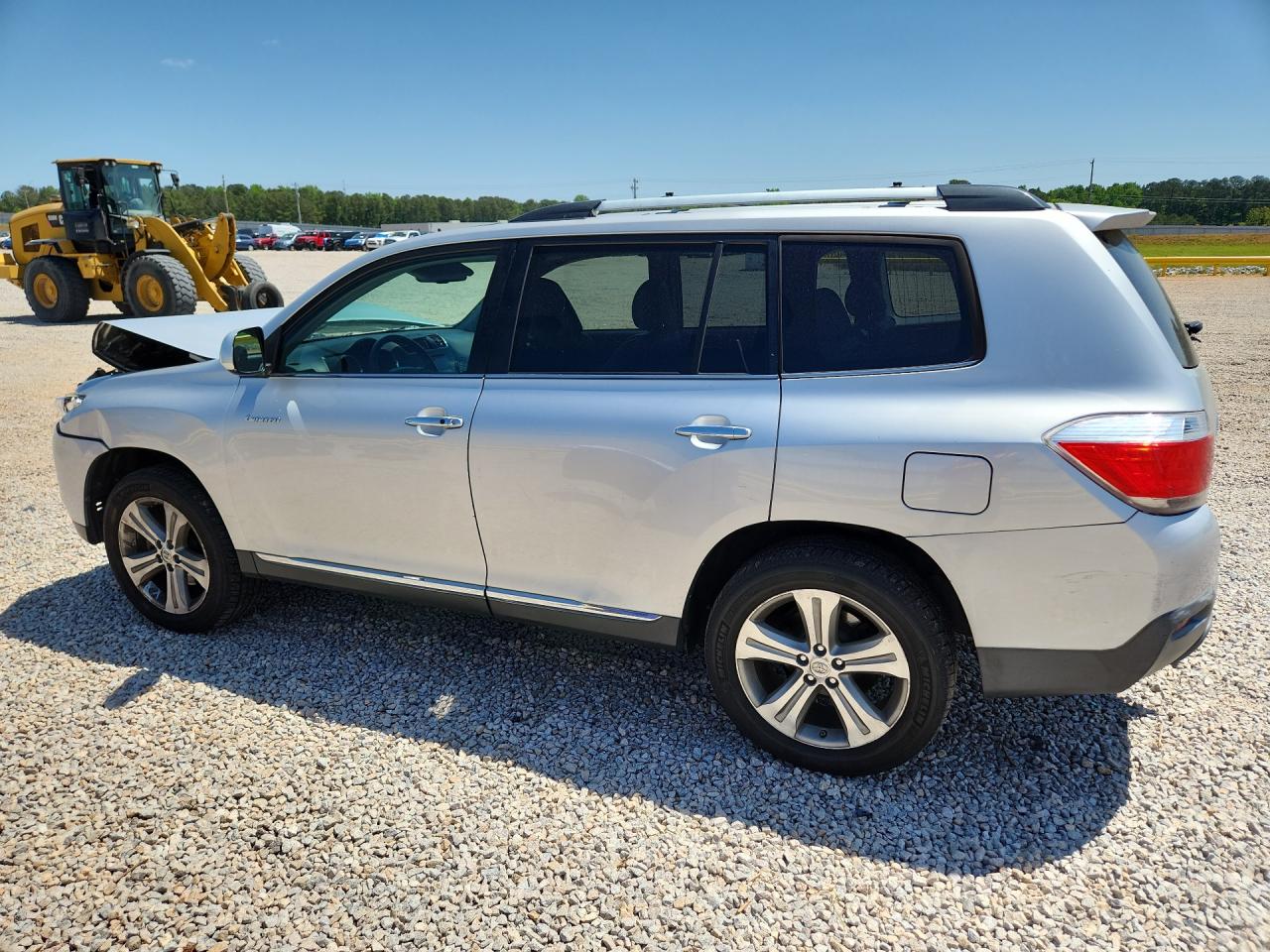 2012 Toyota Highlander Limited Серебряный vin: 5TDDK3EHXCS159511