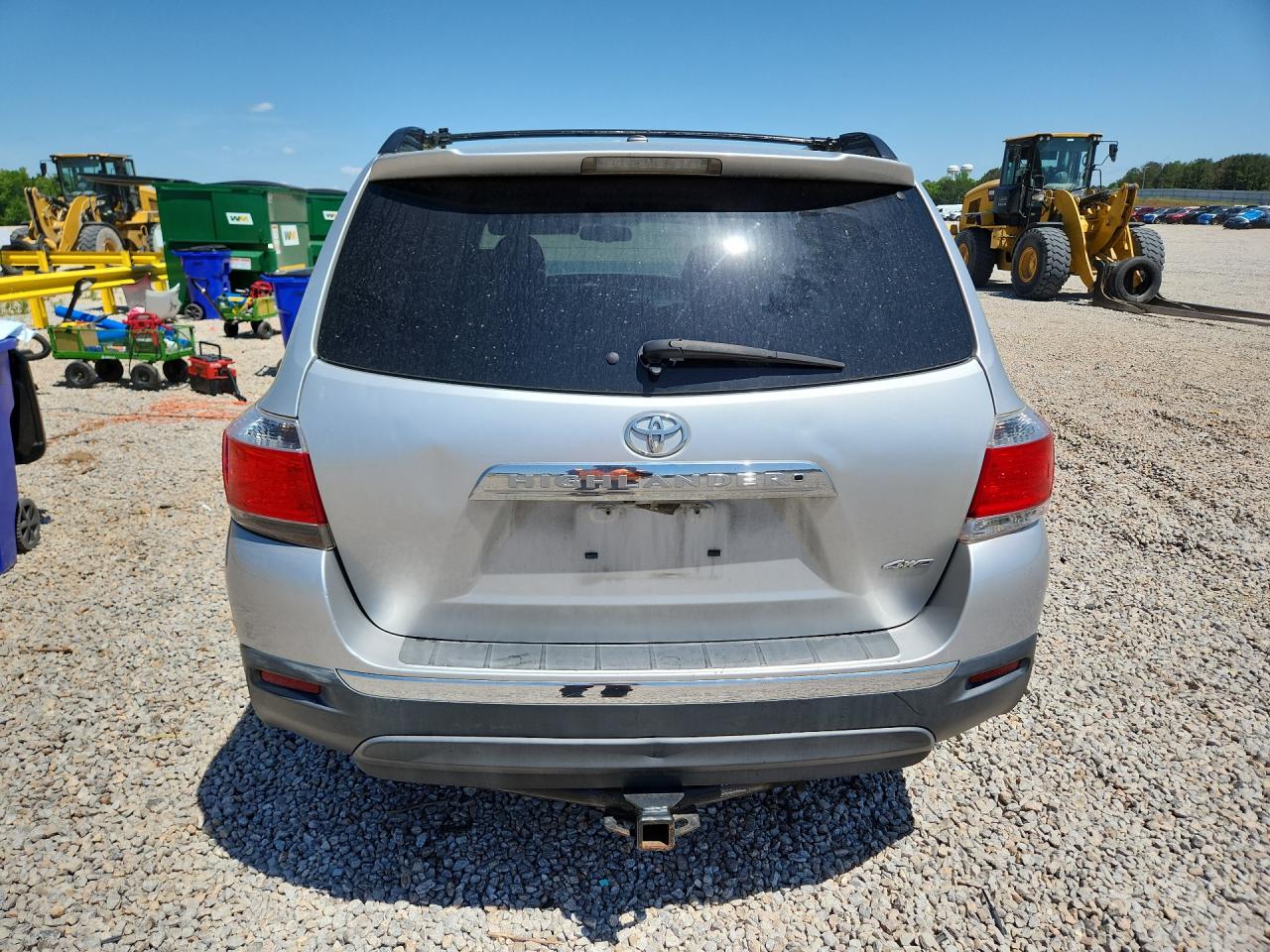 2012 Toyota Highlander Limited Серебряный vin: 5TDDK3EHXCS159511