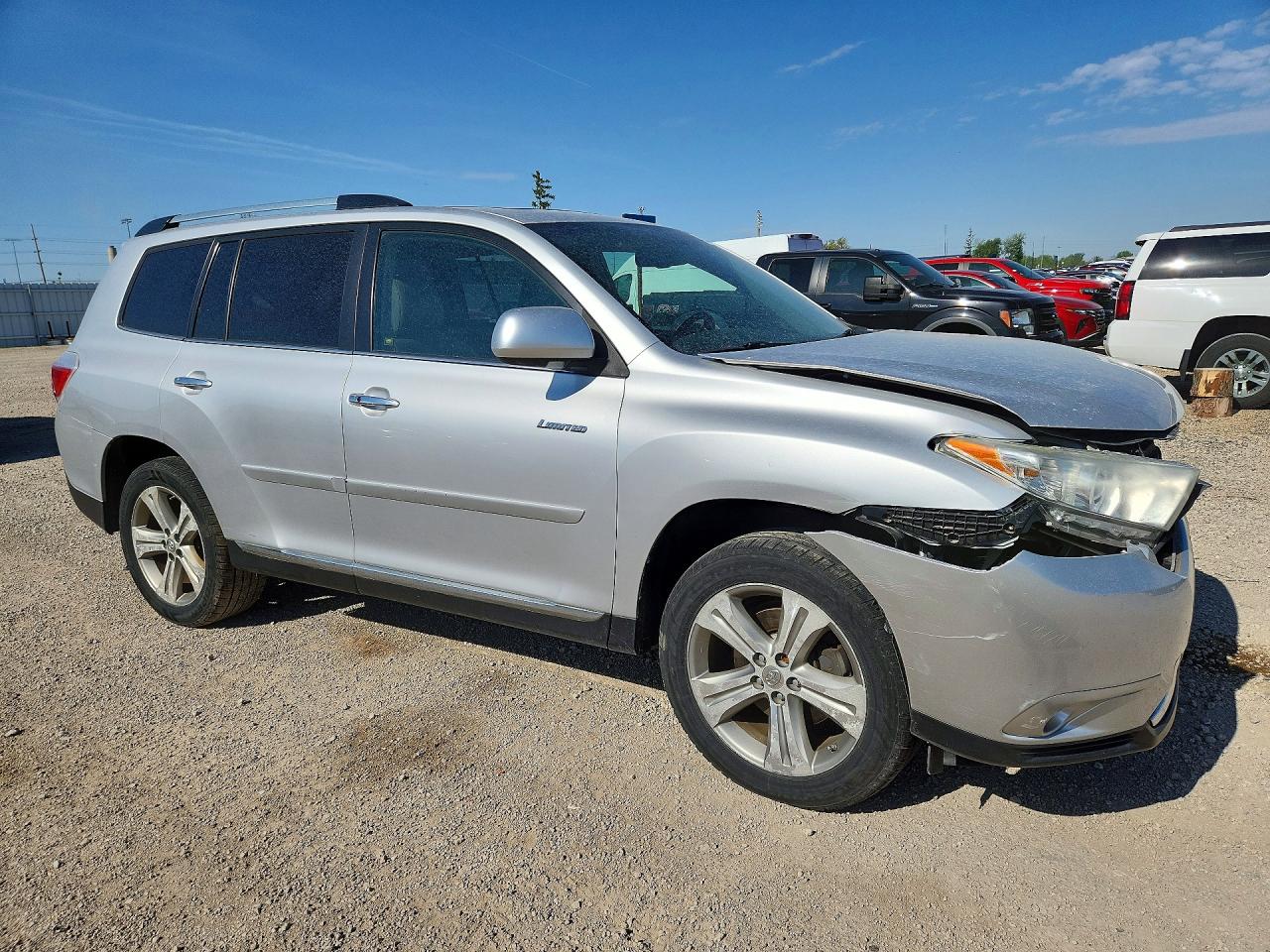 2012 Toyota Highlander Limited Silver vin: 5TDDK3EHXCS167902