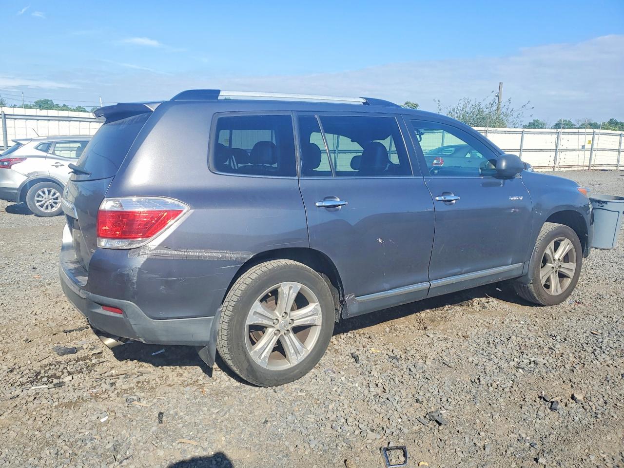 2013 Toyota Highlander Limited Gray vin: 5TDDK3EHXDS186256