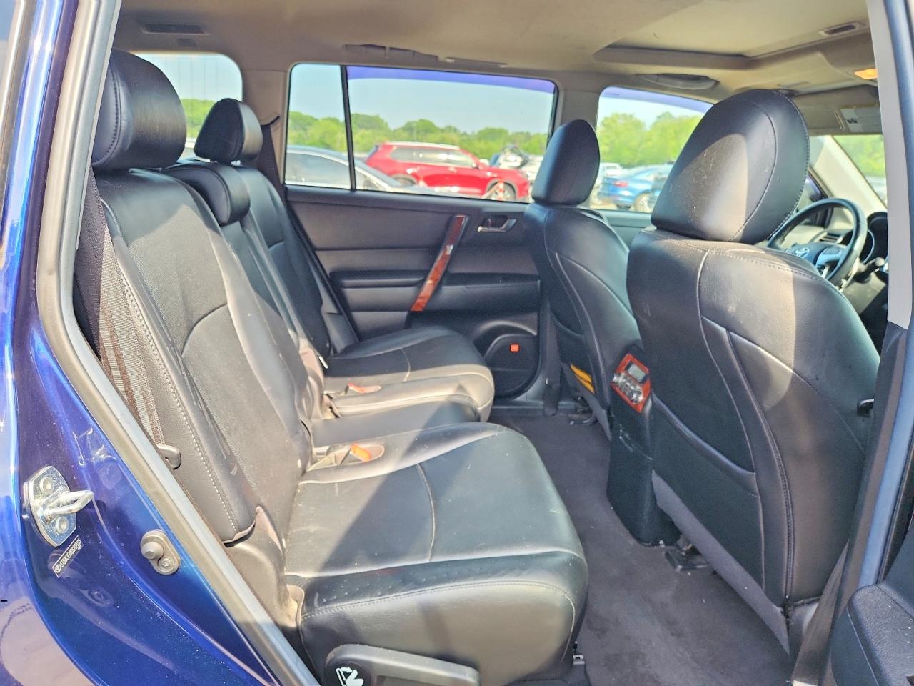 2013 Toyota Highlander Limited Blue vin: 5TDDK3EHXDS202035