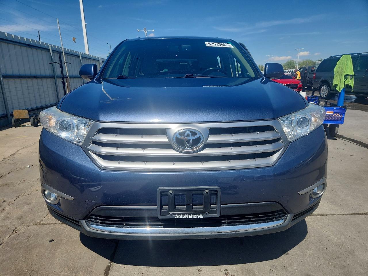 2013 Toyota Highlander Limited Синий vin: 5TDDK3EHXDS250926