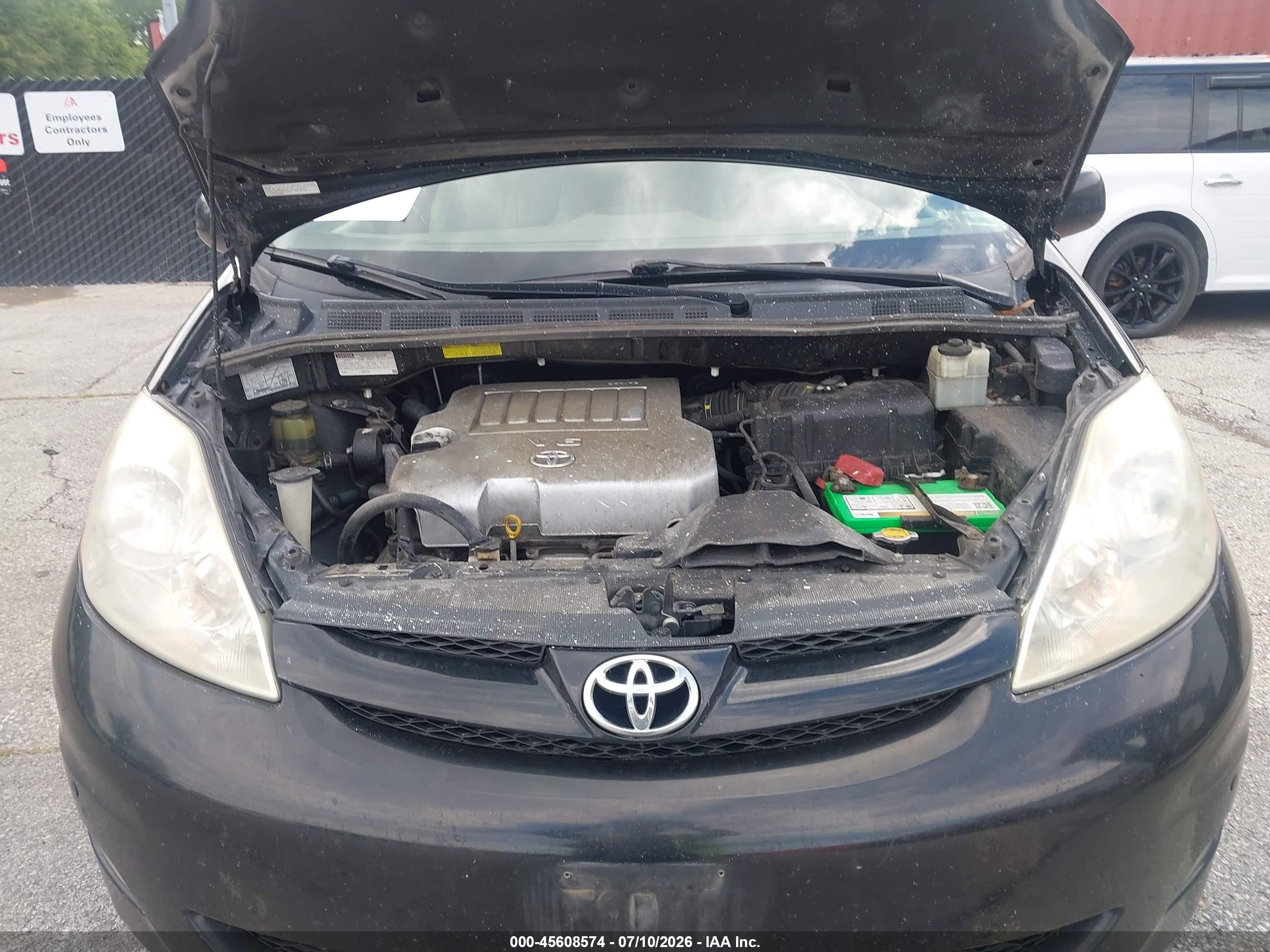 2010 Toyota Sienna Xle Черный vin: 5TDDK4CC8AS028605