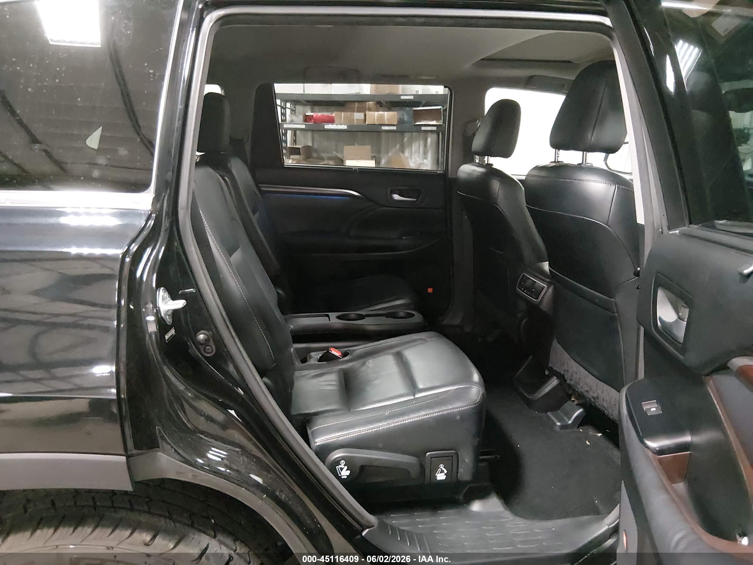 2014 Toyota Highlander Limited V6 Black vin: 5TDDKRFH0ES029404