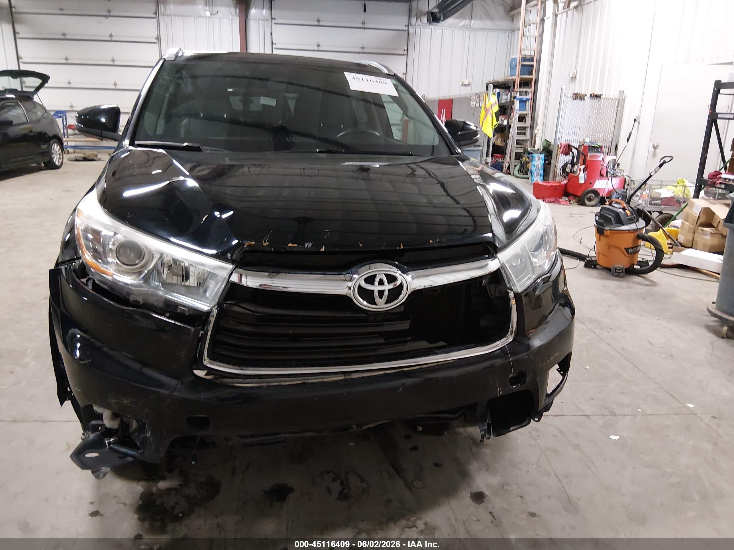 2014 Toyota Highlander Limited V6 Black vin: 5TDDKRFH0ES029404