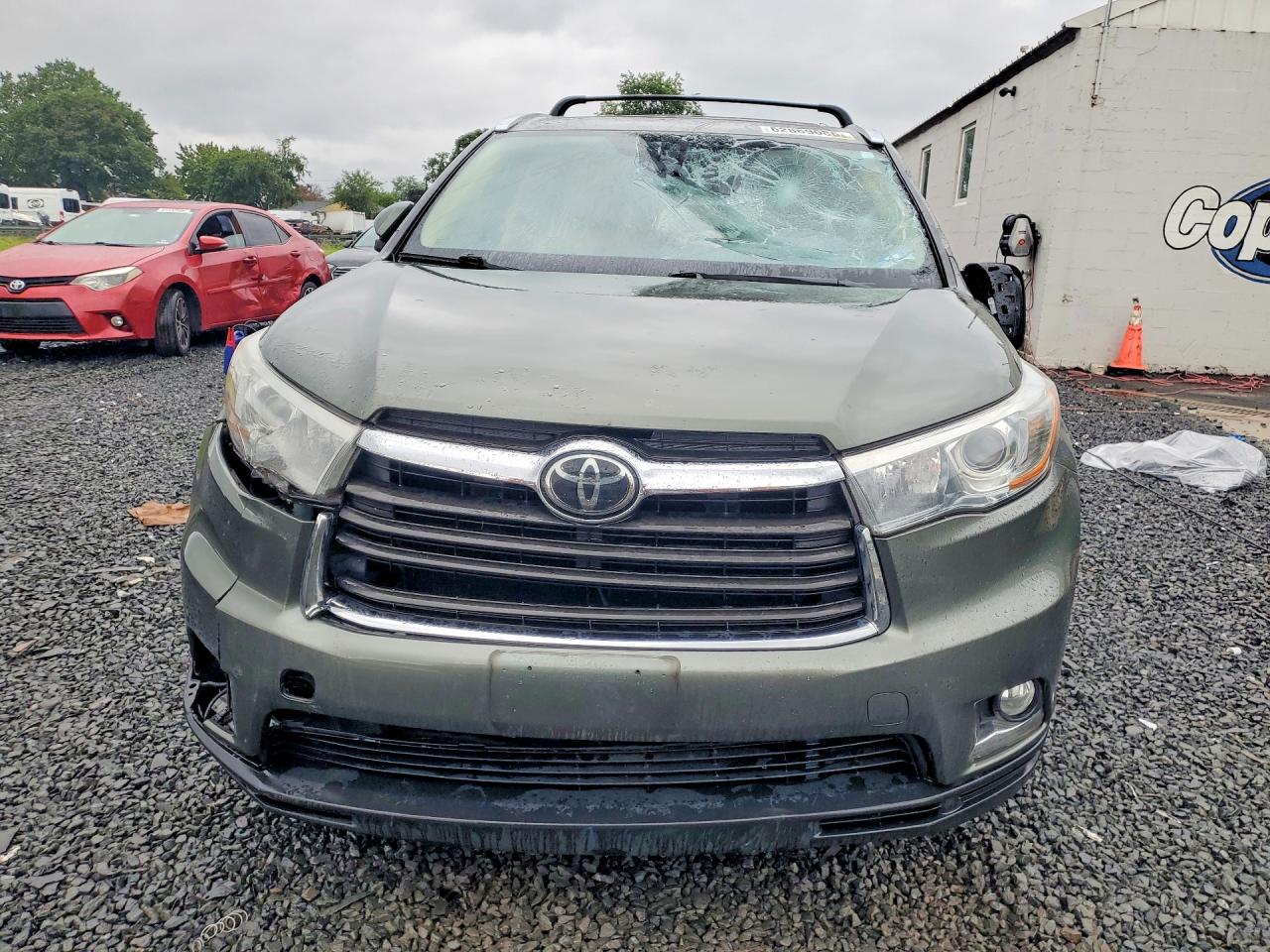 2014 Toyota Highlander Limited Platinum Green vin: 5TDDKRFH0ES036935