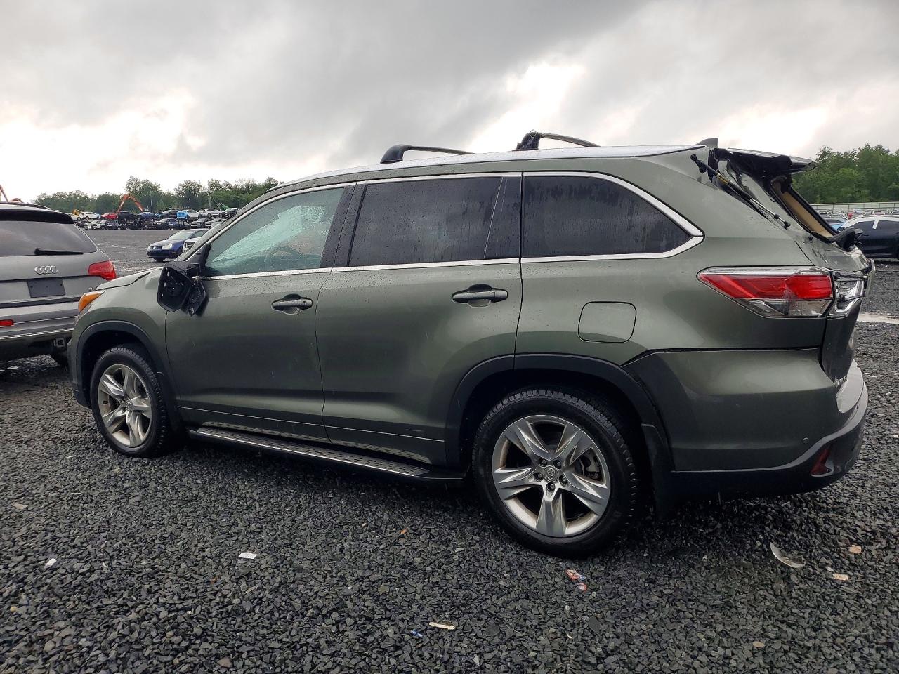 2014 Toyota Highlander Limited Platinum Green vin: 5TDDKRFH0ES036935