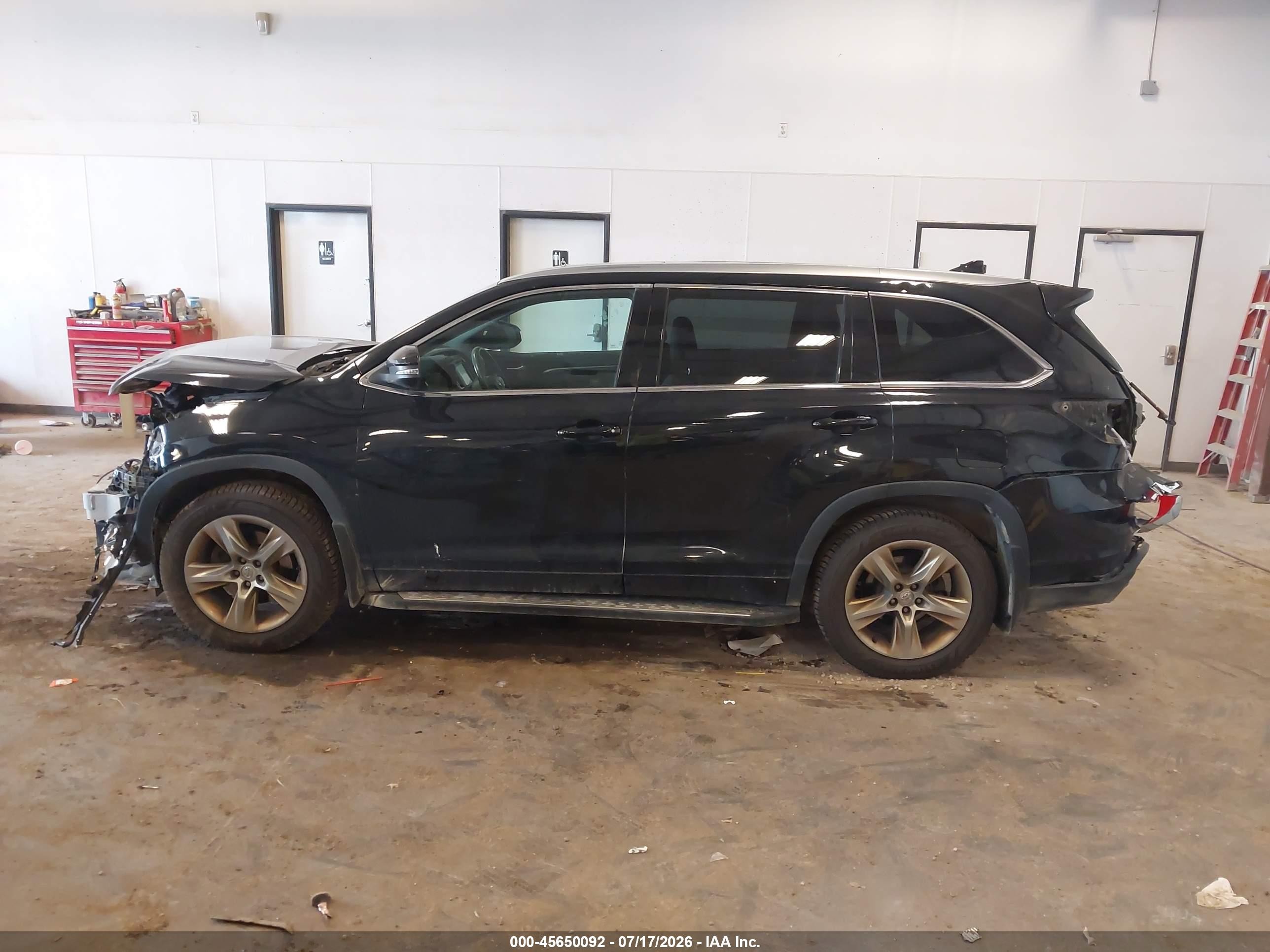 2014 Toyota Highlander Limited V6 Черный vin: 5TDDKRFH0ES053461