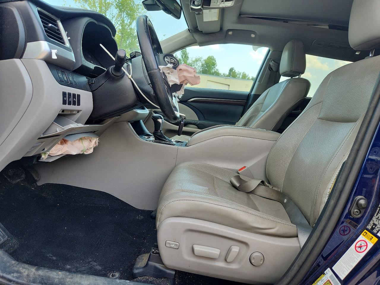2015 Toyota Highlander Limited Platinum Синий vin: 5TDDKRFH0FS083187