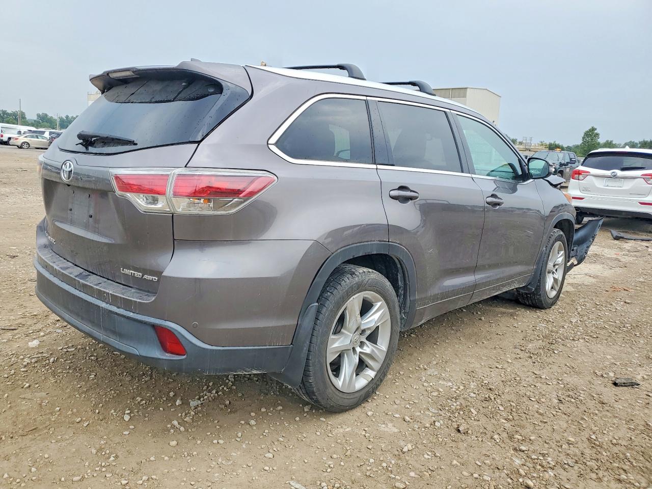 2015 Toyota Highlander Limited Platinum Gray vin: 5TDDKRFH0FS102482