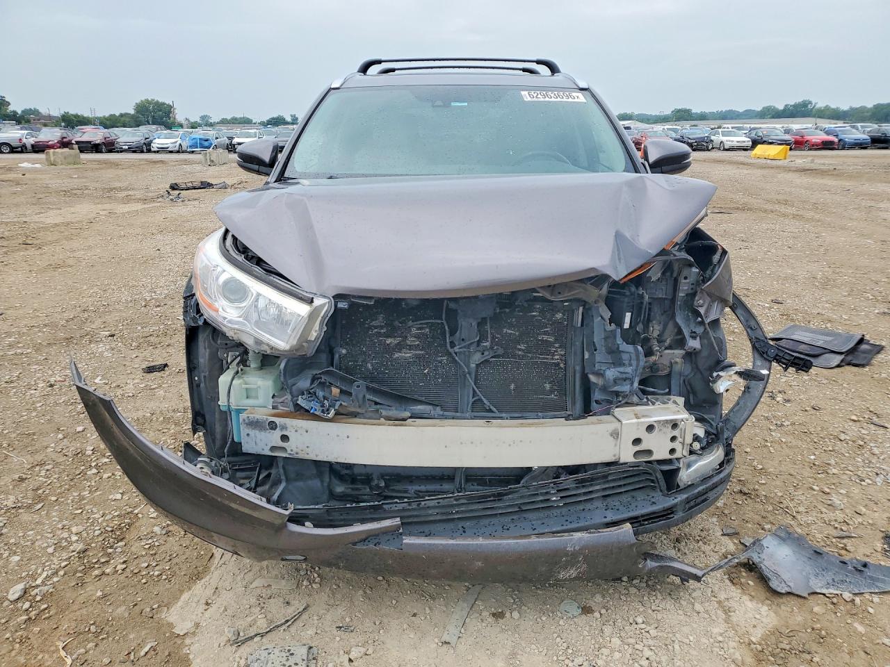 2015 Toyota Highlander Limited Platinum Gray vin: 5TDDKRFH0FS102482