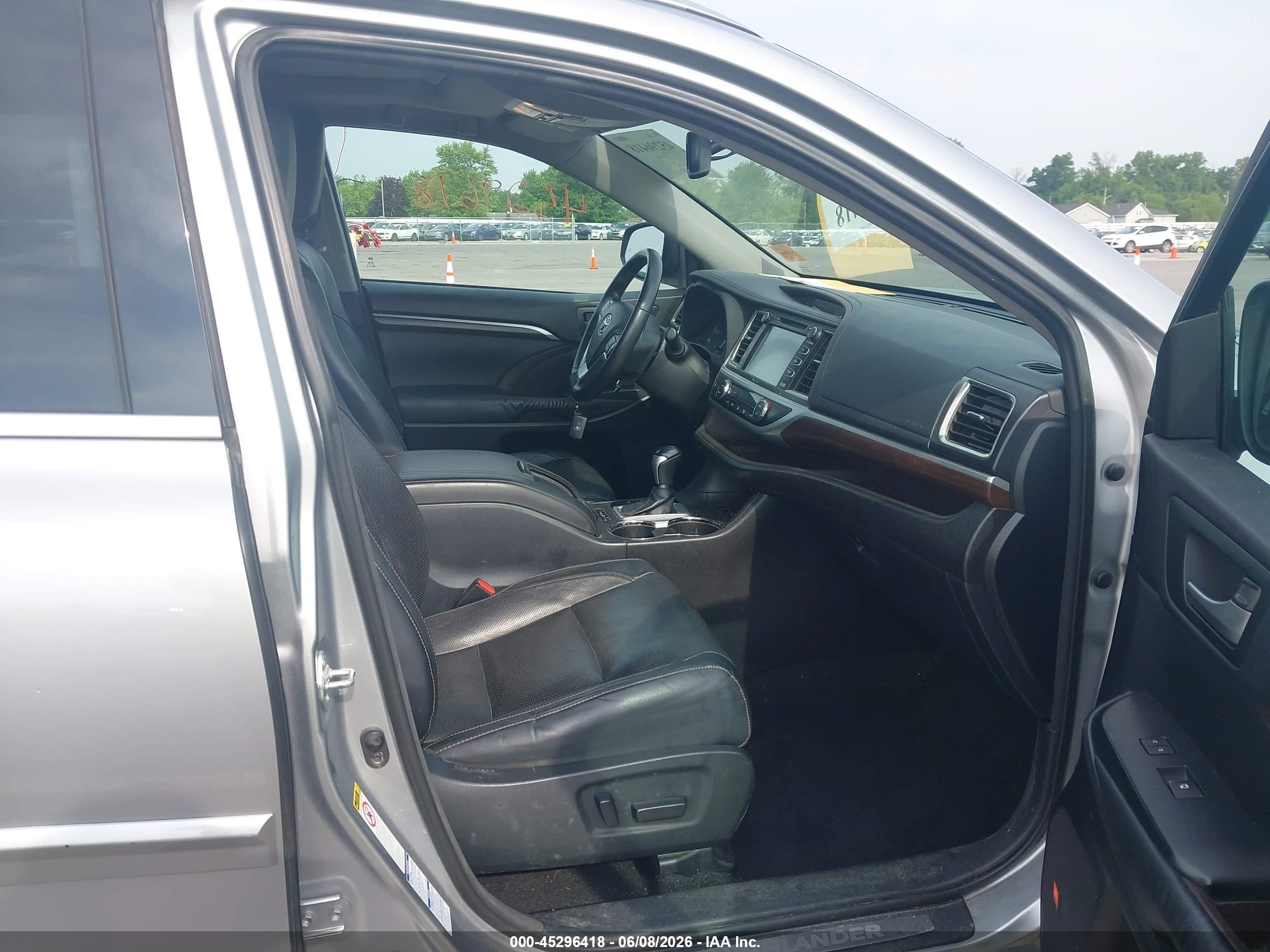 2015 Toyota Highlander Limited V6 Gray vin: 5TDDKRFH0FS131898