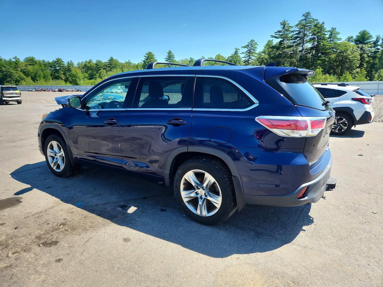 2015 Toyota Highlander Limited Platinum Blue vin: 5TDDKRFH0FS146465