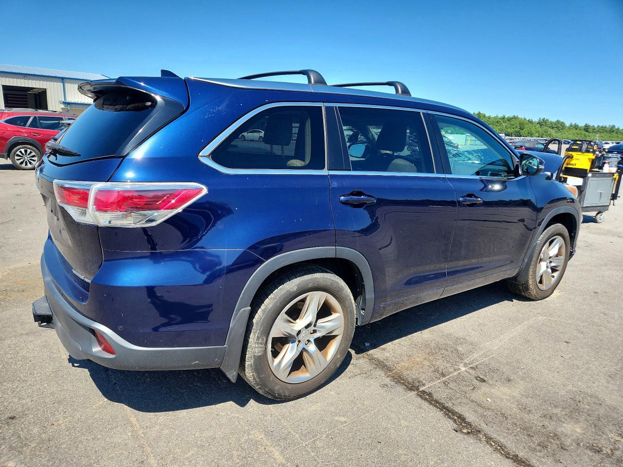 2015 Toyota Highlander Limited Platinum Blue vin: 5TDDKRFH0FS146465