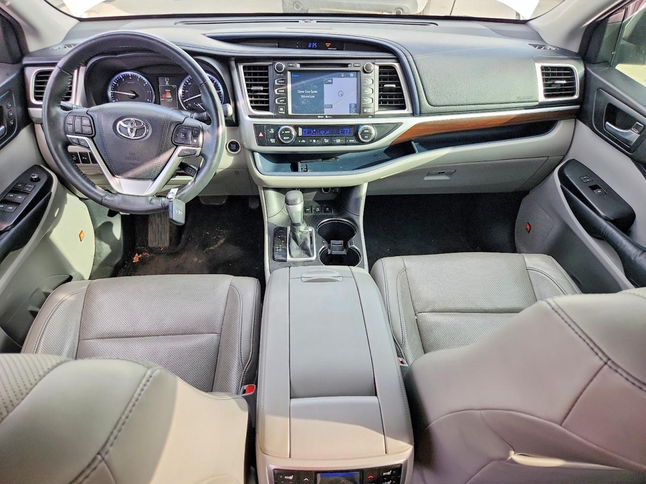 2015 Toyota Highlander Limited Platinum Белый vin: 5TDDKRFH0FS178607