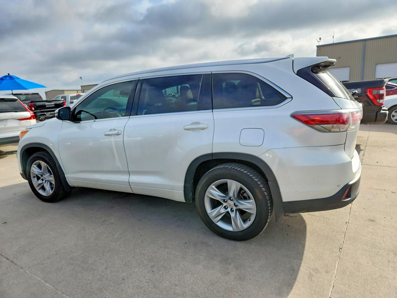 2015 Toyota Highlander Limited Platinum Белый vin: 5TDDKRFH0FS178607