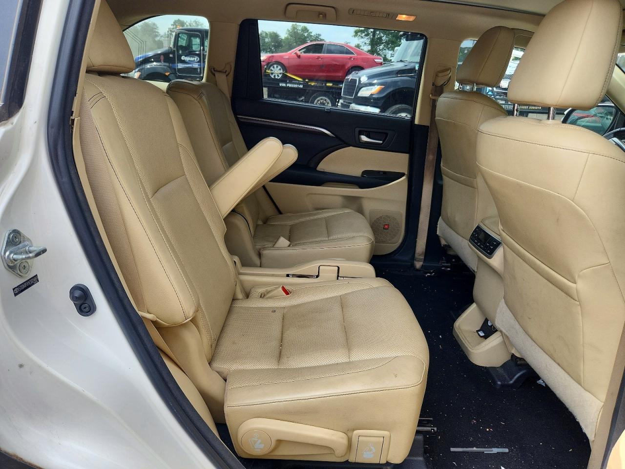 2014 Toyota Highlander Limited Platinum White vin: 5TDDKRFH1ES024891