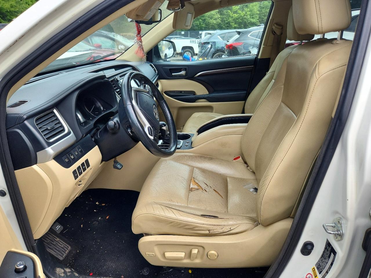 2014 Toyota Highlander Limited Platinum White vin: 5TDDKRFH1ES024891