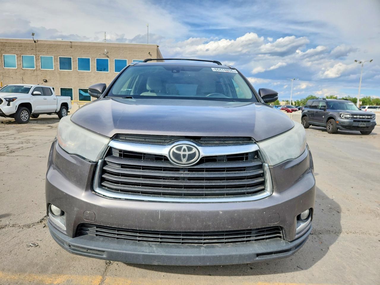 2015 Toyota Highlander Limited Gray vin: 5TDDKRFH1FS104399