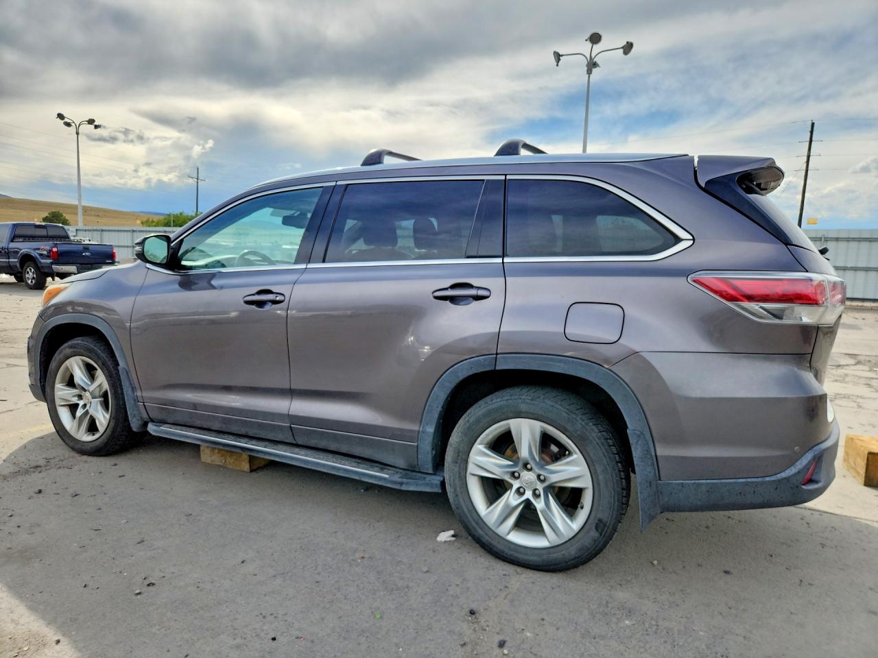 2015 Toyota Highlander Limited Gray vin: 5TDDKRFH1FS104399