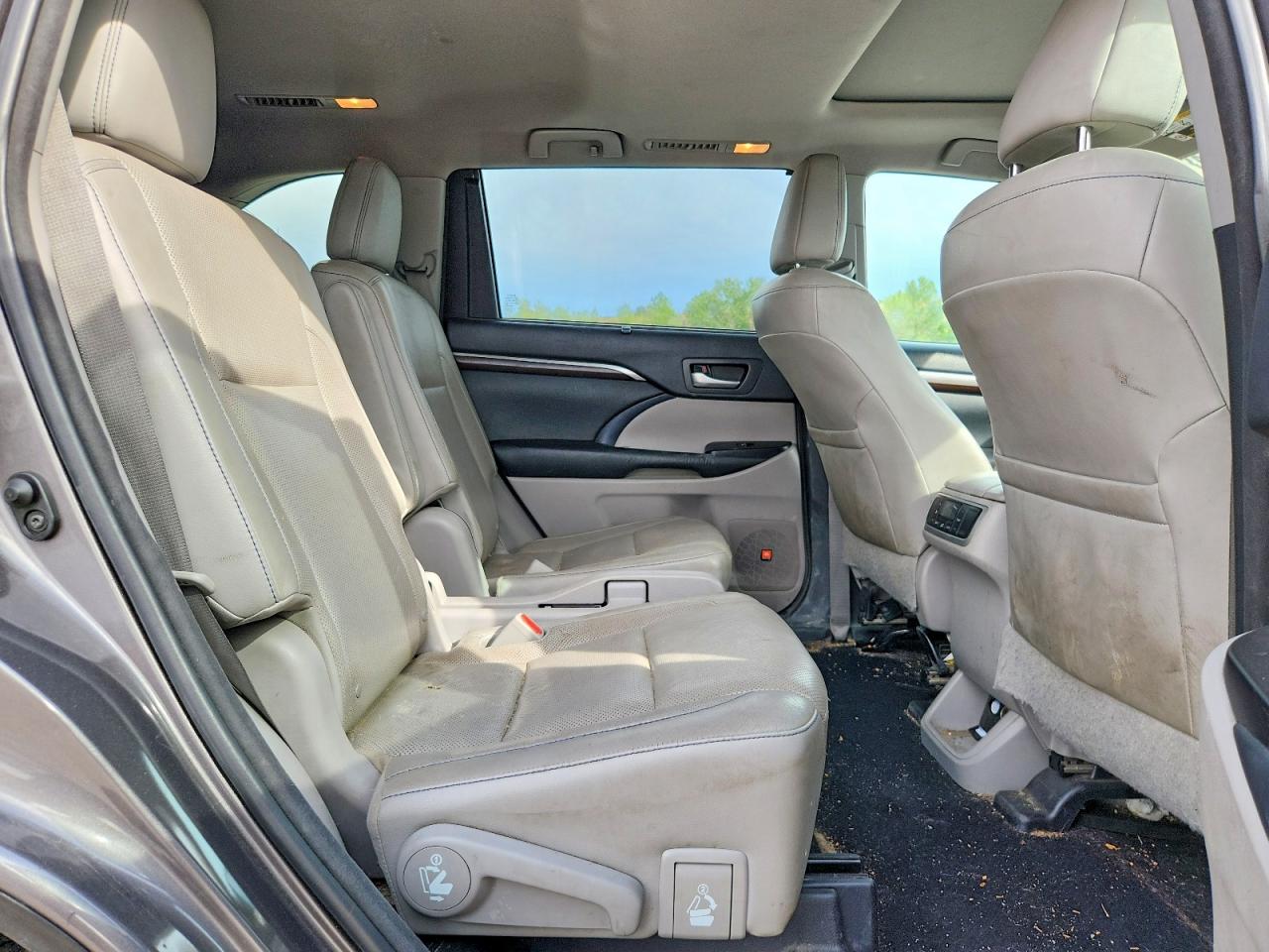 2015 Toyota Highlander Limited Gray vin: 5TDDKRFH1FS104399