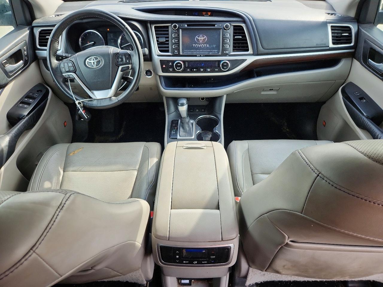2015 Toyota Highlander Limited Gray vin: 5TDDKRFH1FS104399