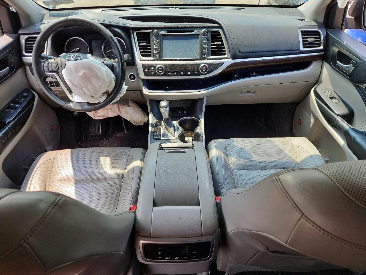 2015 Toyota Highlander Limited Black vin: 5TDDKRFH1FS111319