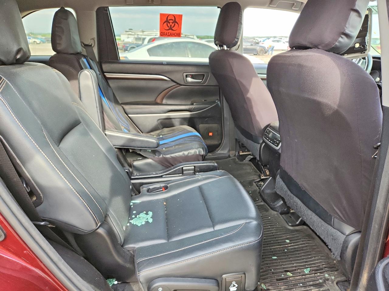 2015 Toyota Highlander Limited Platinum Burgundy vin: 5TDDKRFH1FS123065