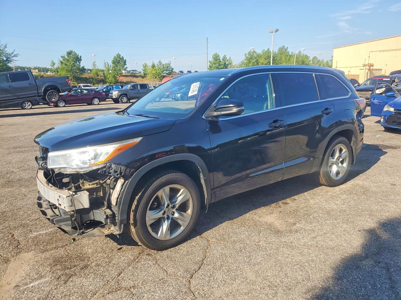2015 Toyota Highlander Limited Platinum Black vin: 5TDDKRFH1FS209203