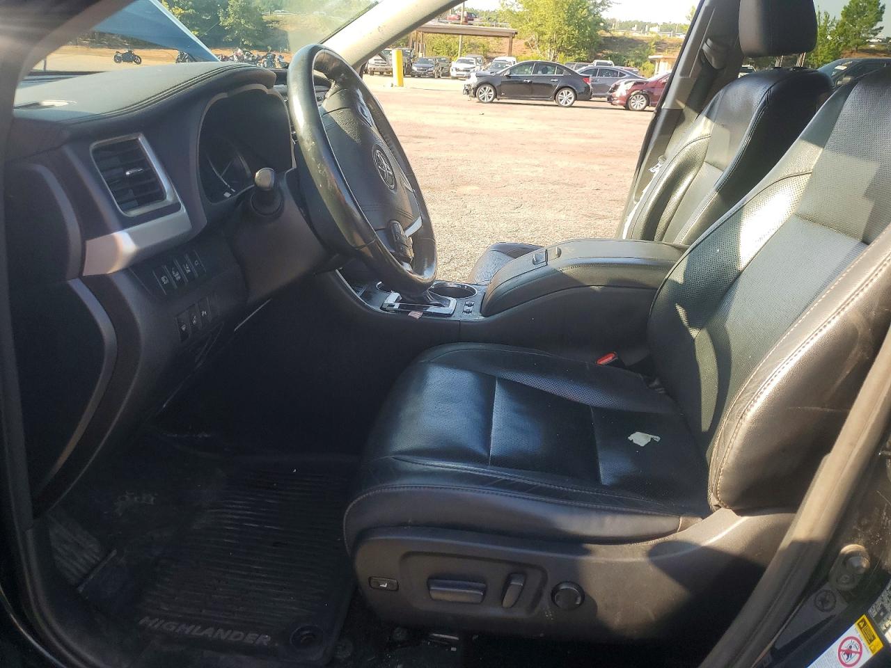 2015 Toyota Highlander Limited Platinum Black vin: 5TDDKRFH1FS209203