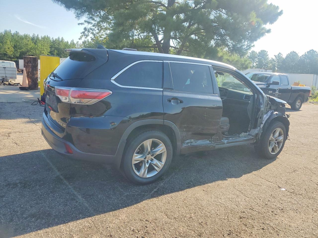 2015 Toyota Highlander Limited Platinum Black vin: 5TDDKRFH1FS209203