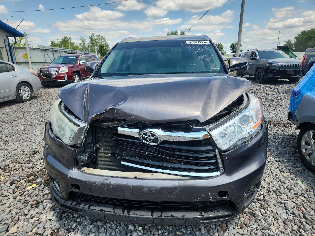 2014 Toyota Highlander Limited Черный vin: 5TDDKRFH2ES006867