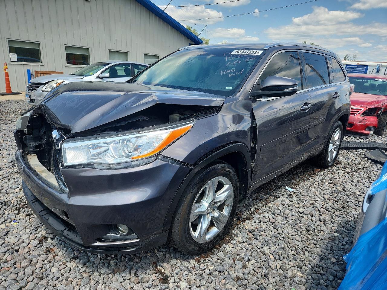 2014 Toyota Highlander Limited Black vin: 5TDDKRFH2ES006867