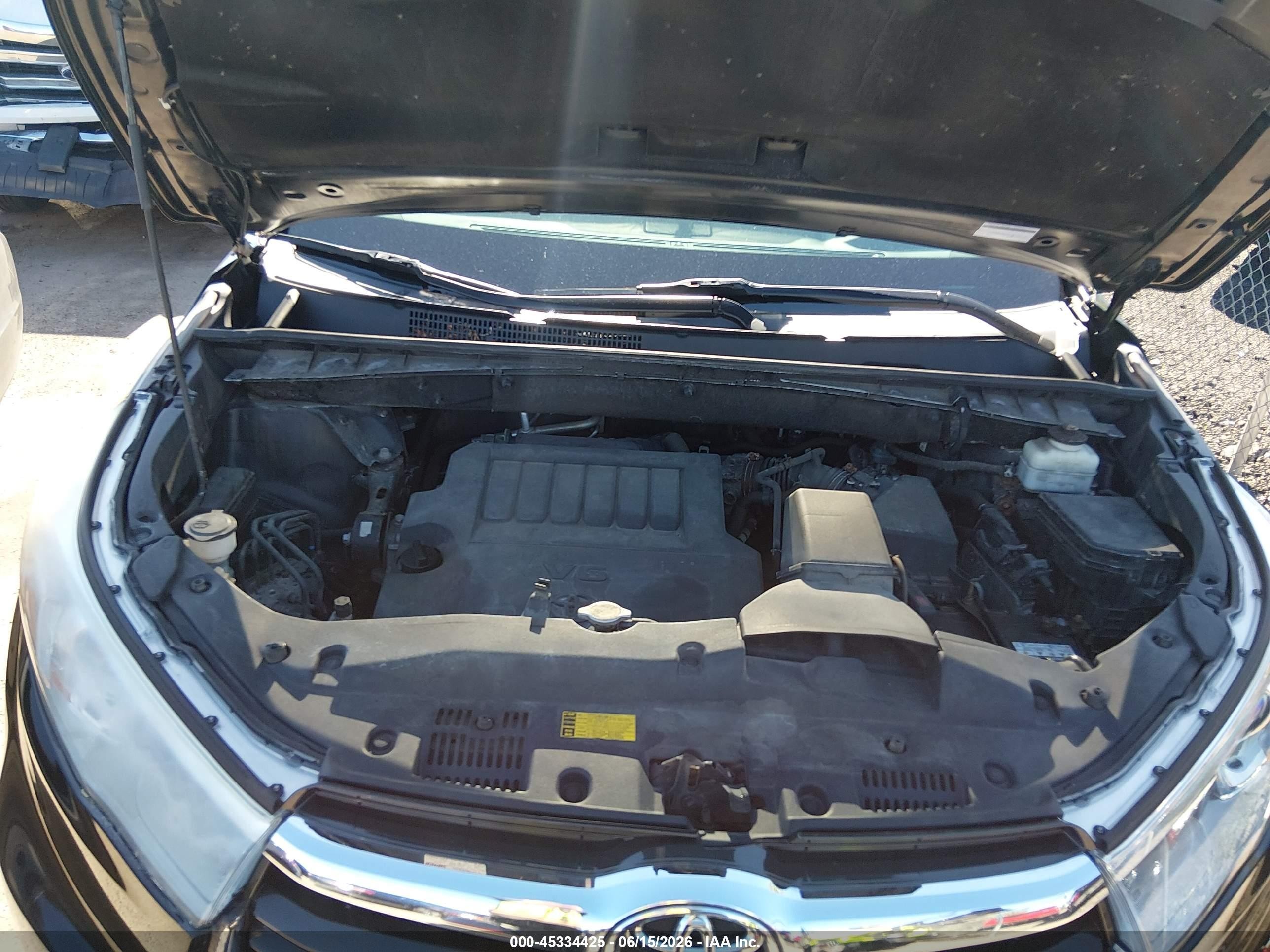 2014 Toyota Highlander Limited V6 Черный vin: 5TDDKRFH2ES024477