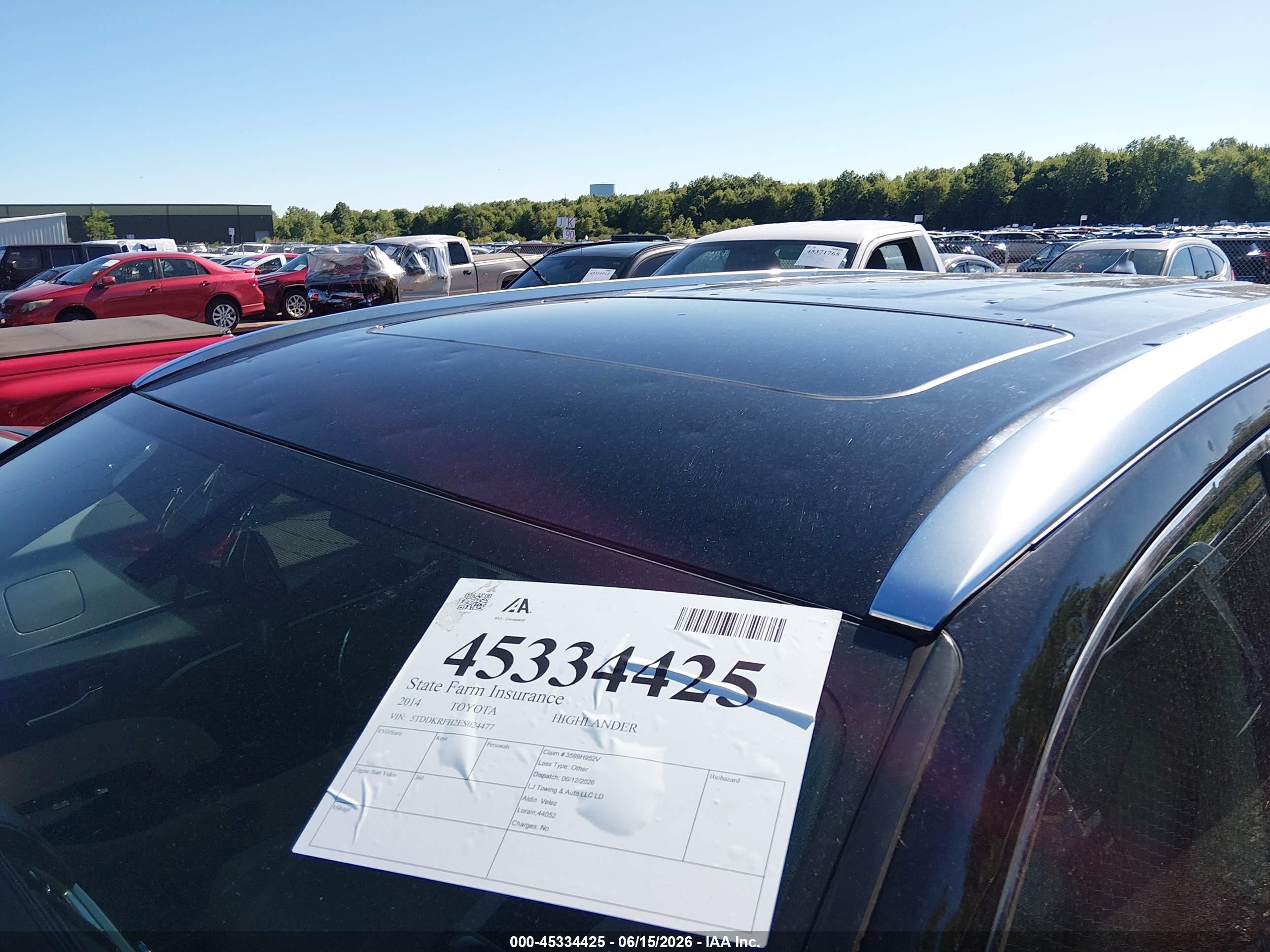 2014 Toyota Highlander Limited V6 Черный vin: 5TDDKRFH2ES024477