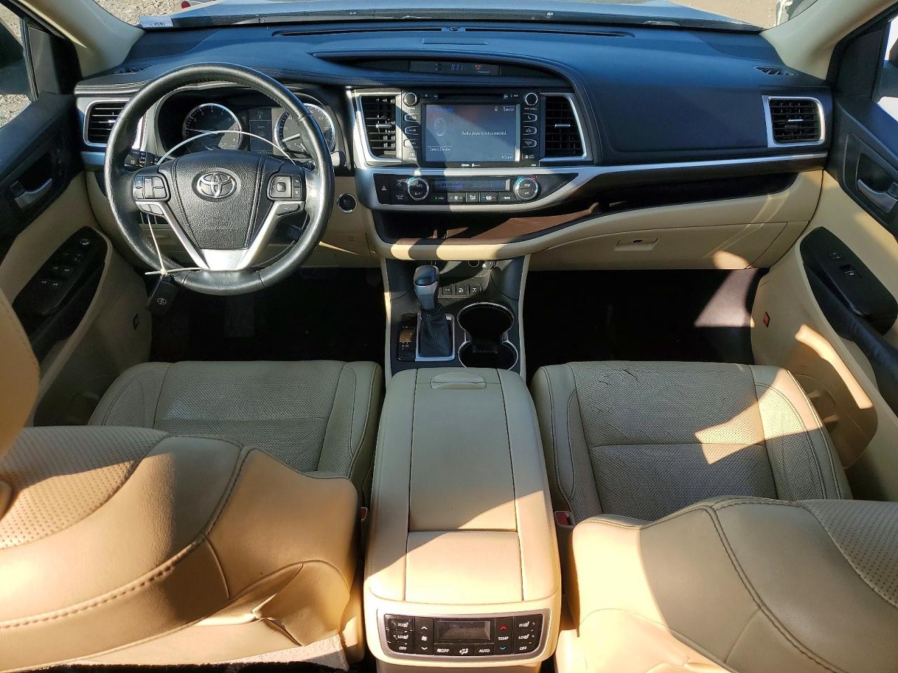 2014 Toyota Highlander Limited Platinum Синий vin: 5TDDKRFH2ES025855