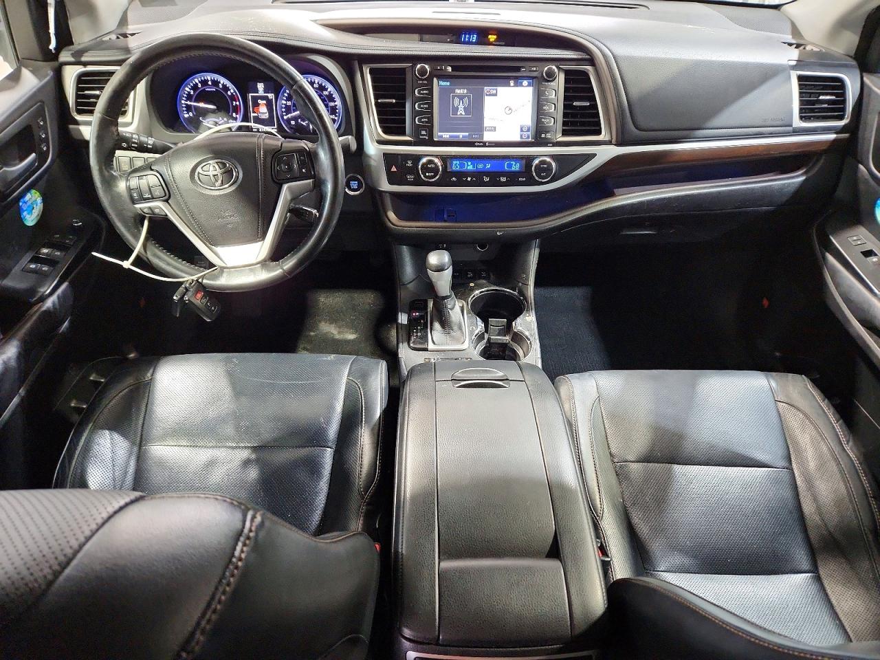2014 Toyota Highlander Limited Белый vin: 5TDDKRFH2ES032322