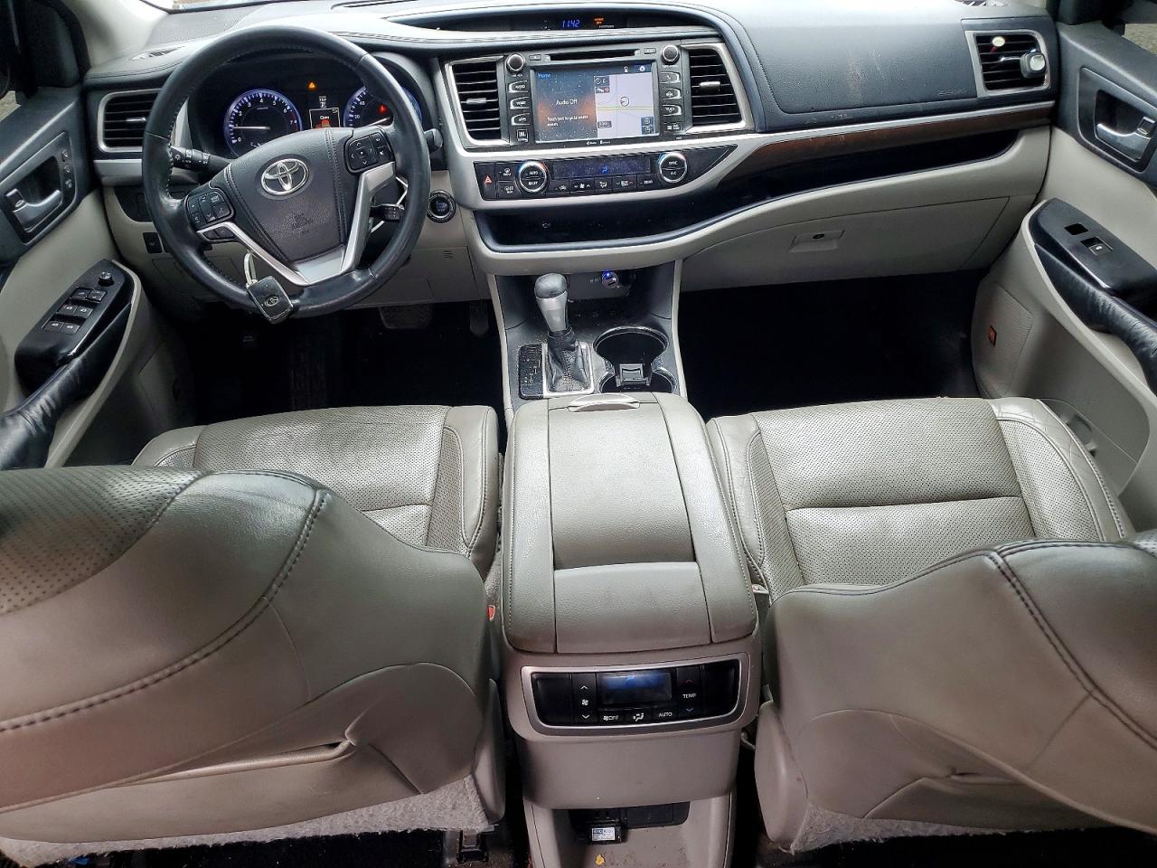 2014 Toyota Highlander Limited Черный vin: 5TDDKRFH2ES044003