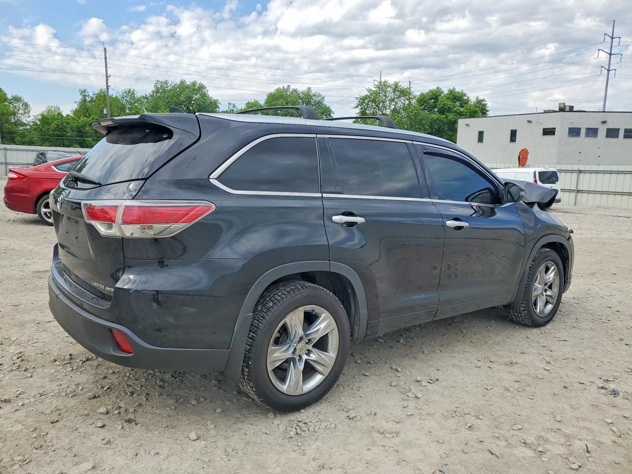 2014 Toyota Highlander Limited Черный vin: 5TDDKRFH2ES044003