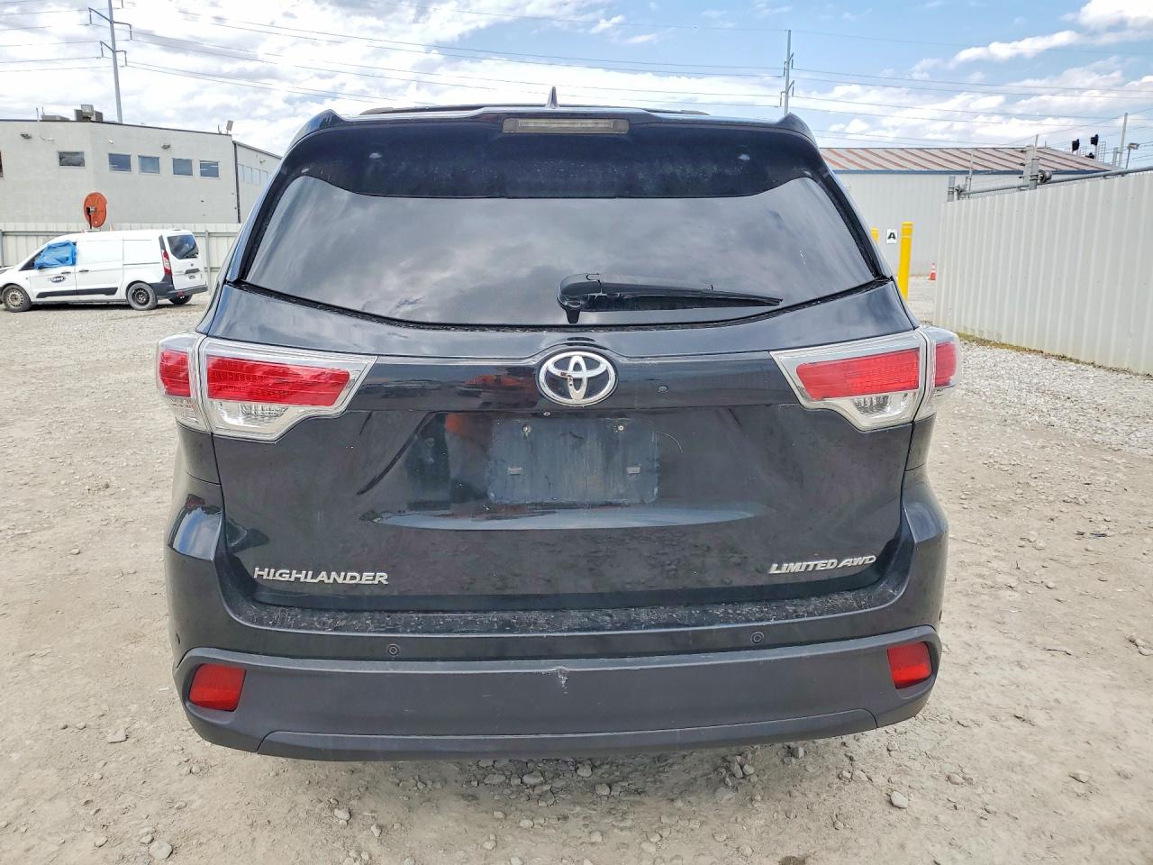 2014 Toyota Highlander Limited Черный vin: 5TDDKRFH2ES044003