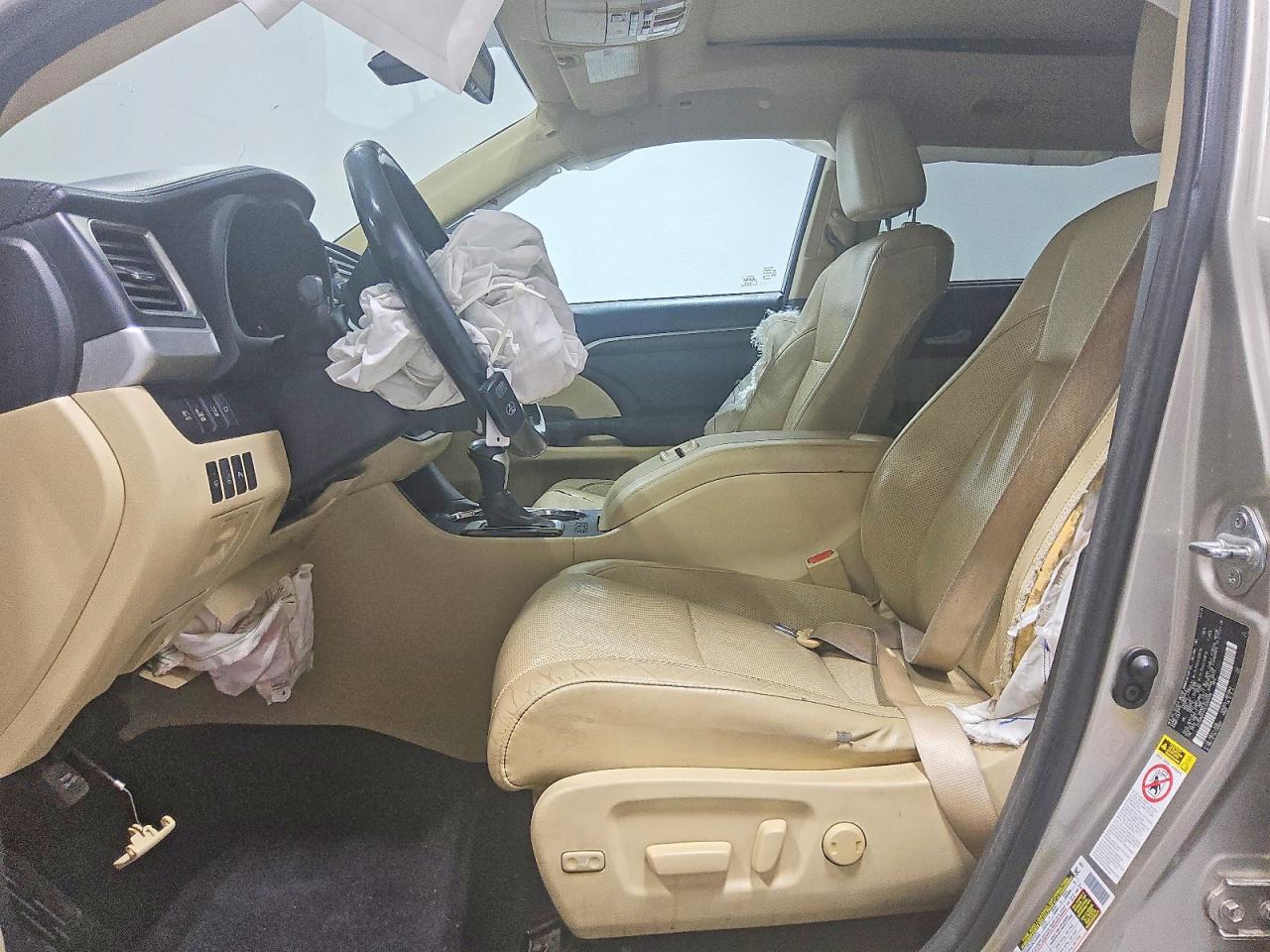 2014 Toyota Highlander Limited Platinum Tan vin: 5TDDKRFH2ES066096